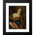 thumbnail image 2 of Bernardo Strozzi 19x24 Black Modern Framed Museum Art Print Titled - Saint Cecilia, 2 of 5