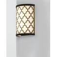 thumbnail image 2 of Maxim 20294WLOIAB Crest 2-Light Wall Sconce, Oil Rubbed Bronze & Antique Brass, 2 of 2
