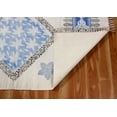 thumbnail image 6 of Casavani Handmade Cotton Kilim Traditional Rug,Blue 6x9 feet, 6 of 6