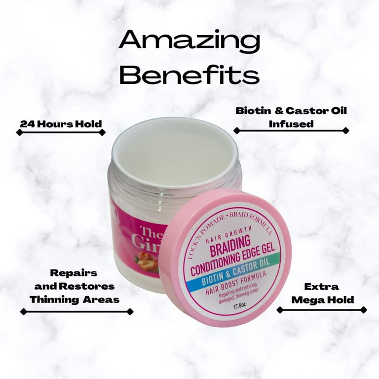 Dr.girls Braiding Gel 17.6oz - Peach - Walmart.com