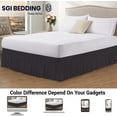 thumbnail image 2 of SGI Bedding 14 Inch Wrap Around Bed Skirt | Microfiber Bed Skirt | Full, Dark Gray, 2 of 4