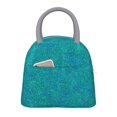 thumbnail image 1 of Easygdp Blue Green Glitter Bolsa de Almuerzo Insulada Grande, Forro de Aluminio, Diseño Espacioso, a Prueba de Fugas, Ideal para Trabajo, Picnics, Viajes y Actividades al Aire Libre, 1 of 6