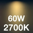 thumbnail image 4 of FLSNT 60W Equivalent LED Chandelier Light Bulbs, Dimmable, E12 Base, Clear B11 LED Filament Candelabra Bulbs, 2700K Soft White, 6 Pack, 4 of 10