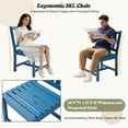 thumbnail image 5 of Jocisland Outdoor Dining Set, 5-Piece All-Weather HDPE Table & Chairs, Blue, 5 of 9