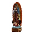thumbnail image 3 of Resina Mexicana Virgen María Estatua Artesanía Mexicana Virgen Estatuilla para Dormitorio, 3 of 9