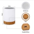 thumbnail image 4 of Lámpara de noche LED, lámpara de mesa de ambiente regulable para sala de estar de dormitorio, luz nocturna portátil de 16 colores con luz blanca cálida y regalos que cambian de color Ofspeizc LN-0084, 4 of 8