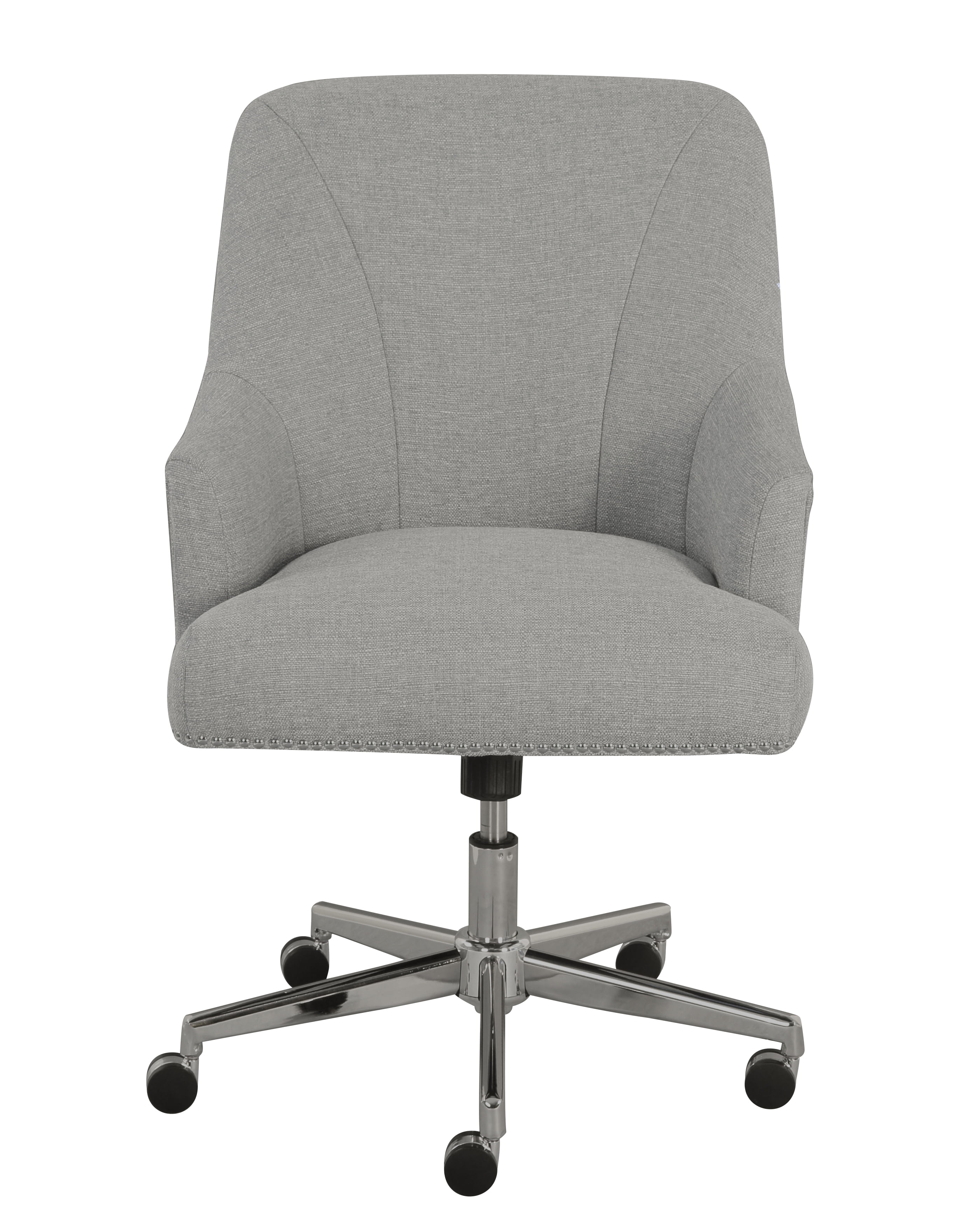 Serta Leighton Home Office Chair Light Gray