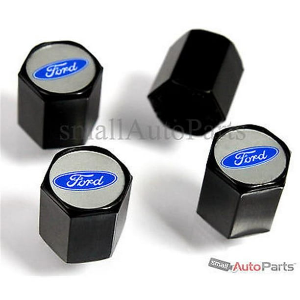 Logo Caps Ford Logo Black Abs Tire Valve Stem Caps Walmart Com Walmart Com