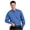 FRENCH BLUE, variant on Edwards Men's Big And Tall Banded Collar Long Sleeve Shirt, Style 1396