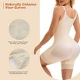 thumbnail image 3 of Fajas Colombianas Postpartum Full Shapewear for Women Tummy Control Body Shaper Butt Lifter with Zipper Crotch, 3 of 6