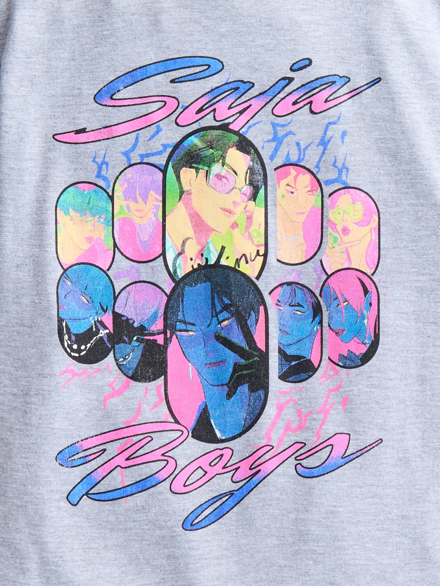 K Pop Boys Graphic Tee with Short Sleeves, 3-Pack, Sizes XS - 2XL