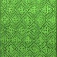 thumbnail image 1 of Ahgly Company Indoor Square Abstract Green Modern Area Rugs, 7' Square, 1 of 4