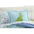 thumbnail image 6 of Wildkin Kids 100% Cotton Comforter Set for Boys and Girls, Includes Full Comforter and Two Shams (Dinosaur Land Blue), 6 of 9