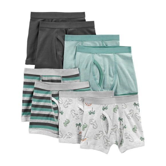 Ropa interior Simple Joys de Carter's Boys, paquete de 8, 2 a 3 años