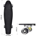 thumbnail image 4 of Skateboard Complete Mini Cruiser Skateboard For Children Teenagers Adults, Led Light Rollers With All-In-One Skate T-Tool For Beginners, 4 of 7