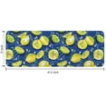 thumbnail image 7 of Yellow Lemon Fruit Slices Blue Pattern Kitchen Rug Mat,Kitchen Runner Rugs Non Skid Washable,Decorative Kitchen Floor Mats for Kitchen,Sink,Laundry,17"x47.2", 7 of 7