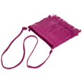 thumbnail image 3 of Dario Women's Faux Patent Leather Fringe Crossbody Purse with Adjustable Cross-Body Strap, 3 of 5