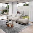thumbnail image 5 of Indecor Home Upholstery Sofa Modern Sectional Couch Open End for Living Room Bedroom Apartment Gray, 5 of 7