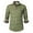 Army Green, variant on JingHai Mens Cotton Shirt Clearance Casual Button Down Western Cowboy Snap Shirts Long Sleeve Work Dress Shirts for Men with Flap Pocket Army Green S