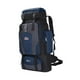 thumbnail image 5 of Mochila de senderismo, mochila de día, mochila de escalada para hombres y mujeres, mochila de viaje de 80 l, mochila para trekking, mochileros al aire Azul oscuro, 5 of 8