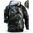 thumbnail image 2 of Sudadera con capucha vintage de tigre para hombre, camisetas con estampado 3D, sudadera con capucha de manga larga con gráficos de tigre y animales a la moda, camisetas de gran tamaño para hombre, 2 of 5