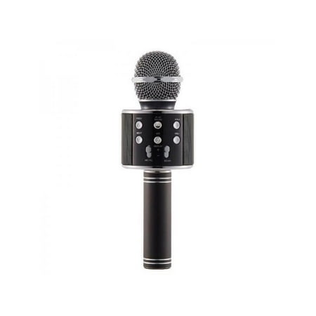 ESOLOM WS858 Wireless Bluetooth Karaoke Microphone, Portable Handheld USB KTV Player Mic Speaker Machine for iPhone/Android/iPad/Sony,PC and All
