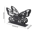 thumbnail image 3 of Home Tissue Shelf Western Restaurant Hotel Desktop Napkin Shelf Iron Hollow Metal Tissue Shelf, 3 of 6