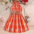 thumbnail image 2 of Summer Dress for Girls Toddler Vacation Dress Beach Ruffle Dress Easter Dresses Sundress Trendy Spring Summmer Outfit Fashion Cothes #Watermelon Red 10-11 Years, 2 of 7
