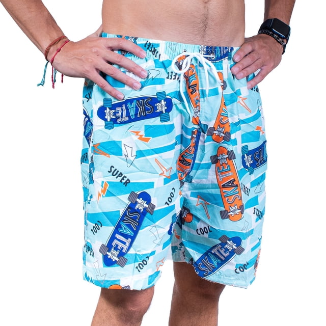 Short De Baño Estampado. Bañador Para Hombre