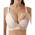 thumbnail image 2 of Nursing Bras for Breastfeeding Jelly bras, Seamless Jelly Support Wireless Maternity Bra with One-Hand Access, Comfort Pregnancy Bra for All Stages, 2 of 7