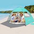thumbnail image 6 of Venustas UPF 50+ Beach Tent, Easy Setup Sun Shelter for 3/4/6/8 People, Windproof Outdoor Canopy Shade with Portable Carry Bag, 6 of 9