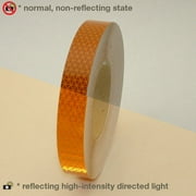 Oralite (Reflexite) V92-DB-COLORS Microprismatic Conspicuity Tape: 1 in x 50 yds. (Orange)
