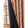 thumbnail image 2 of Sunyuer 100% Blackout Floral Curtains for Bedroom, Blossom Flower Patterned Curtains for Living Room,Thermal Insulated Farmhouse Drapes, Grommet Top 2 Panels, 2 of 15