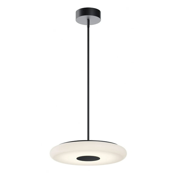 JUNP18LAJUDBK AFX June - 30W 1 LED Pendant-3 Inch Tall and 5.91 Inch Wide-Black Finish