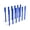 Blue, variant on Staples TRU RED Ballpoint Gripped Pen Med Point 1.0mm Blk Dozen TR52864