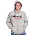 thumbnail image 5 of Mermaid Squad Bachelorette Birthday Zip Hoodie Sweatshirt Women Brisco Brands M, 5 of 6