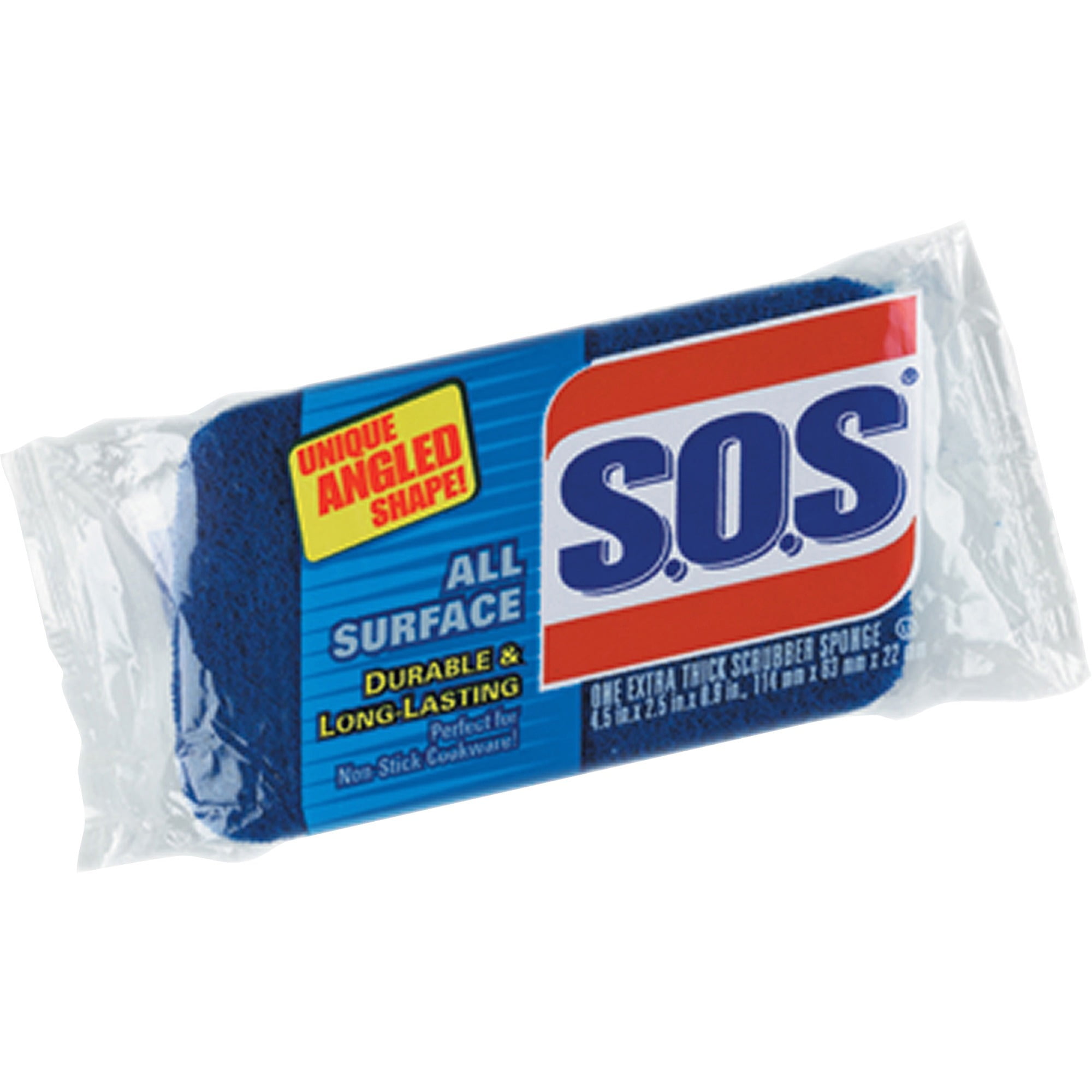 All Surface Scrubber Sponge 2.5 x 4.5 0.9' Thick Dark Blue 12/Carton 91017