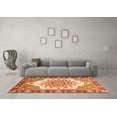 thumbnail image 3 of Ahgly Company Indoor Rectangle Abstract Orange Modern Area Rugs, 2' x 4', 3 of 4