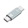 thumbnail image 1 of Convertisseur USB-C Charge Rapide Durable Type-C Mâle vers Mâle/femelle Synchronisation de Données, 1 of 5