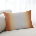 thumbnail image 2 of Waterproof Outdoor Throw Pillows with Inserts 12"x20", Burnt Orange Ombre Soft Decorative Pillowcases for Couch Bedroom, Modern Grey Gradient Farmhouse Art Pillow Covers for Sofa Living Room, 2 of 8