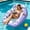 Purple, variant on 3-in-1 Inflatable Pool Lounge Chair, Adult Floating Recliner Water Hammock Sofa with Cup Holder, Breathable Mesh Aqua Lounger Floating Seat with Backrest for Pool Beach Summer Party Vacation