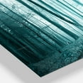 thumbnail image 4 of Turquoise Colored Magic Forest 28 in x 60 in Painting Art Prints, by Designart, 4 of 5