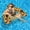 Brown, variant on U-Shaped Inflatable Pool Float Lounge Chair, Comfort Water Float For Adults, Sturdy Inflatable Seat For Swimming Parties And Summer Water Entertainment,Brown
