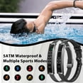 thumbnail image 3 of Cyberdyer 5ATM Waterproof Smart Bracelet - Thanksgiving & Christmas Gift Choice, 24/7 Health Tracker for iOS/Android (Men & Women), 3 of 7
