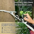 thumbnail image 3 of Hanging Hammock Portable Travel Camping For Outdooor Beach Camping Hiking An Enchanting Sunset Sky, 3 of 8