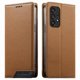 thumbnail image 1 of Funda Tipo Cartera de Cuero Sintético para Samsung Galaxy A53 5G Bloqueo RFID, con Ranuras para Tarjetas y Bolsillo para Efectivo, Cierre Magnético Fuerte Marrón, 1 of 6