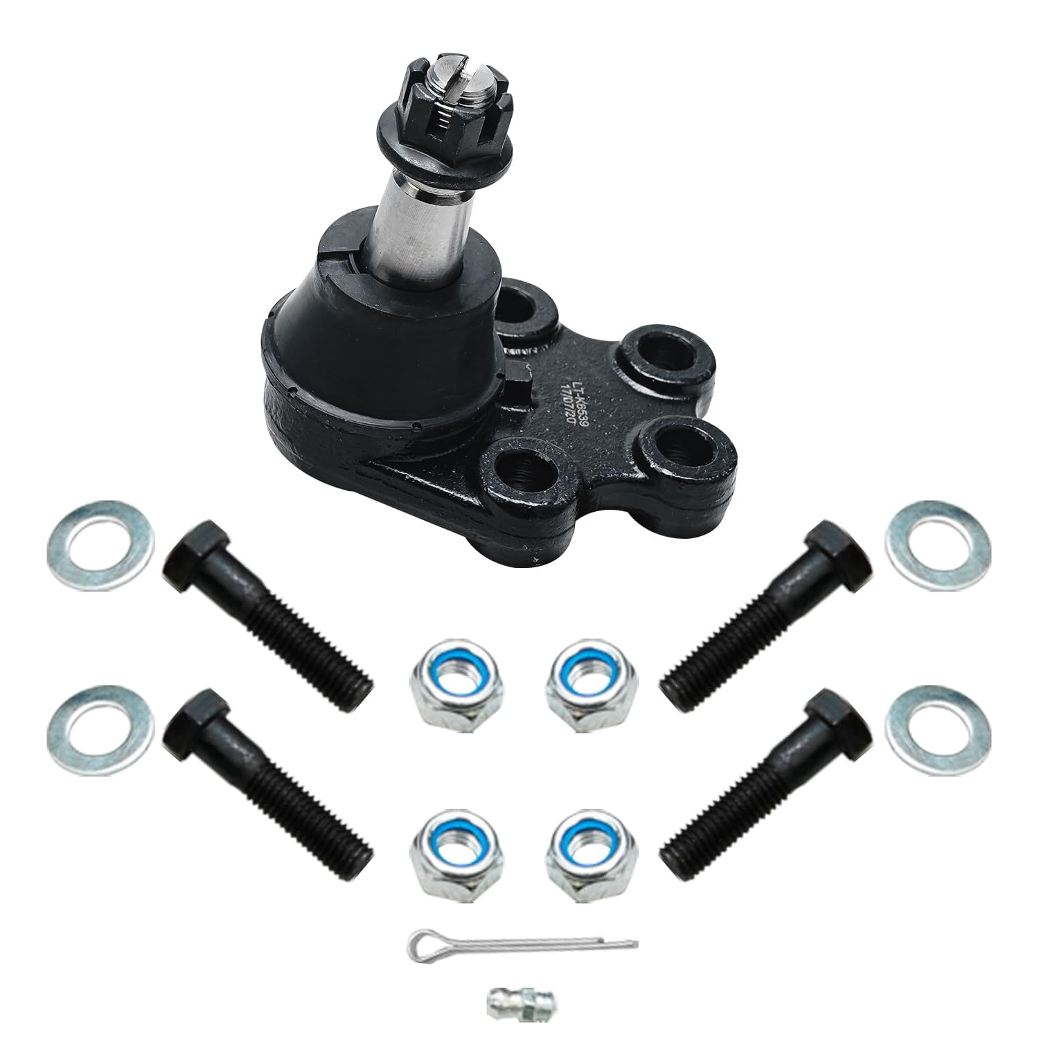 Detroit Axle - Front Lower Ball Joints for RWD 1999-2006 Chevrolet GMC Sierra Silverado 1500 1999 2000 2001 2002 2003 2004 2005 2006, 2 Lower Suspension Ball Joints Pair Set 2005 2007 Replacement