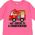 thumbnail image 4 of Inktastic Fireman Uncle is a Firefighter Boys or Girls Long Sleeve Toddler T-Shirt, 4 of 5