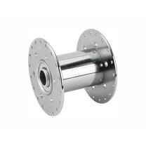 Hollow Hub 36h 80g Chrome. Bike wheel part, trike wheel hub kit, bicycle hub, bike hub, lowrider, beach cruiser, limo, stretch