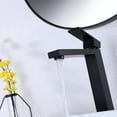 thumbnail image 2 of ANGELES HOME Deck Mounted Bathroom Faucet with Single Handle, Bathtub Basin Vanity Sink Faucet, Solid Brass Bathroom Faucet, Drain Assembly, Rough-in Valve Included, Matte Black, 2 of 7